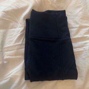 Lululemon Navy Blue Leggings with Pockets
